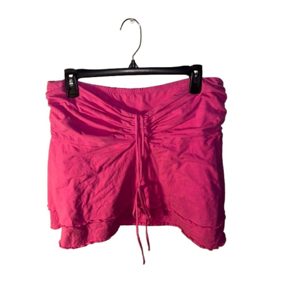 Wild Fable Hot Pink Convertible Ruched Skirt/Tube Top